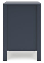 Load image into Gallery viewer, Simmenfort - Two Drawer Night Stand - Navy Blue