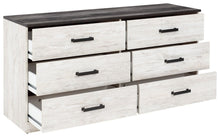 Load image into Gallery viewer, Shawburn - Six Drawer Dresser - Pewter-tone pulls - White / Black / Gray