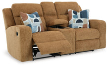 Load image into Gallery viewer, Kanlow - Dbl Reclining Loveseat With Console - Honey