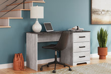 Load image into Gallery viewer, Shawburn - Home Office Desk - White / Dark Charcoal Gray