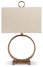 Load image into Gallery viewer, Mahala - Metal Table Lamp - Antique Gold Finish