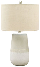 Load image into Gallery viewer, Shavon - Ceramic Table Lamp - Beige / White