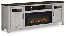 Load image into Gallery viewer, Darborn - 88" TV Stand With Electric Infrared Fireplace Insert - Gray / Brown