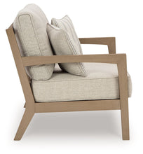 Load image into Gallery viewer, Hallow Creek - Loveseat With Cushion - Driftwood