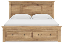 Load image into Gallery viewer, Makidern - Panel Storage Bed With Under Bed Storage Unit And Storage Footboard