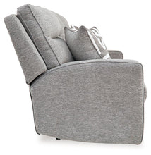 Load image into Gallery viewer, Biscoe - Power Reclining Loveseat With Console /Adj Headrest - Pewter