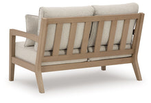 Load image into Gallery viewer, Hallow Creek - Loveseat With Cushion - Driftwood