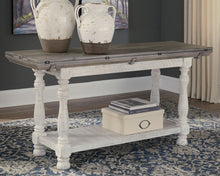 Load image into Gallery viewer, Havalance - Flip Top Sofa Table - Gray / White