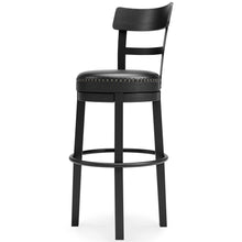 Load image into Gallery viewer, Valebeck - Tall Upholstered Swivel Barstool