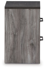 Load image into Gallery viewer, Bronyan - Two Drawer Night Stand - Dark Gray