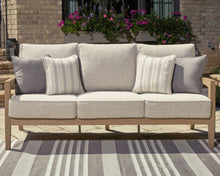 Load image into Gallery viewer, Hallow Creek - Sofa With Cushion - Driftwood