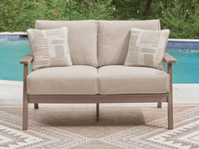 Load image into Gallery viewer, Grover Beach - Loveseat With Cushion - Driftwood