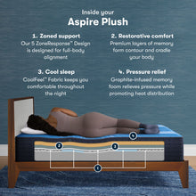 Load image into Gallery viewer, iComfort - 14" Aspire Memory Foam Plush Mattress
