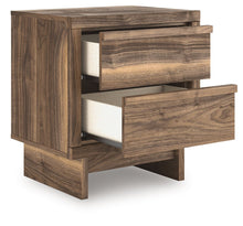 Load image into Gallery viewer, Chirason - Two Drawer Night Stand - Brown