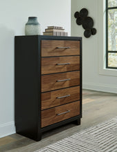 Load image into Gallery viewer, Kraeburn - Five Drawer Chest - Brown / Black