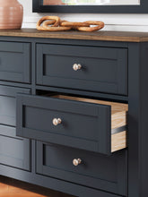 Load image into Gallery viewer, Landocken - Dresser and Mirror - Brown / Blue