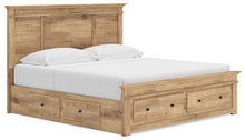Load image into Gallery viewer, Makidern - Panel Storage Bed With Under Bed Storage Unit And Storage Footboard