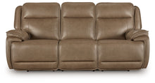 Load image into Gallery viewer, Glencroft - Power Reclining Sofa With Adjustable Headrest - Sahara