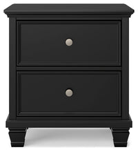 Load image into Gallery viewer, Lanolee - Two Drawer Nightstand - Black