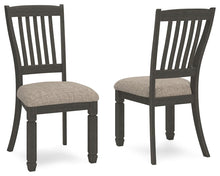 Load image into Gallery viewer, Tyler Creek - Dining UPH Side Chair (Set of 2) - Slatback - Black / Grayish Brown