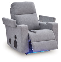 Load image into Gallery viewer, Pineland - Glider Power Recliner With Audio System - Pewter