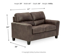Load image into Gallery viewer, Navi - Loveseat - Smoke