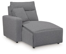 Load image into Gallery viewer, Modmax II - 8-Piece Power Reclining Sectional With LAF Press Back Power Chaise And Console - Salt And Pepper