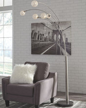 Load image into Gallery viewer, Winter - Metal Arc Lamp - Silver Finish