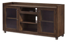 Load image into Gallery viewer, Starmore - 70" TV Stand With Glass/Stone Fireplace Insert - Brown