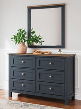 Load image into Gallery viewer, Landocken - Dresser and Mirror - Brown / Blue
