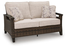 Load image into Gallery viewer, Monterey Point - Loveseat With Cushion - Dark Brown