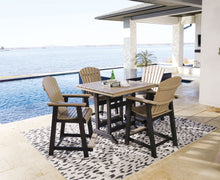 Load image into Gallery viewer, Fairen Trail - 5 Pc. - Counter Dining Set - Black / Driftwood