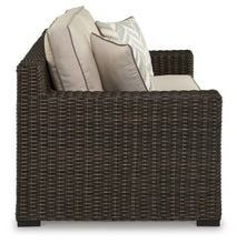 Load image into Gallery viewer, Coastline Bay - Loveseat W/Cushion - Brown