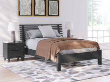 Load image into Gallery viewer, Danziar - Full Slat Panel Bed With Low Footboard - Black