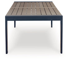 Load image into Gallery viewer, East Beach - Rectangular Dining Table With Umbrella Option - Blue