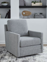 Load image into Gallery viewer, Freybourne Next-Gen Nuvella - Swivel Accent Chair - Pewter