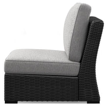 Load image into Gallery viewer, Beachcroft - 5-Piece Outdoor Sectional - Black / Light Gray
