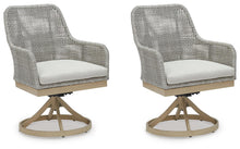 Load image into Gallery viewer, Seton Creek - Swivel Chair With Cushion (Set of 2) - Gray