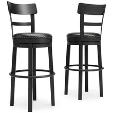 Load image into Gallery viewer, Valebeck - Tall Upholstered Swivel Barstool