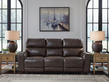 Load image into Gallery viewer, Crossplex - Power Reclining Sofa With Adjustable Headrest - Smoke