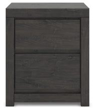 Load image into Gallery viewer, Fraluna - Two Drawer Night Stand - Charcoal