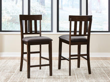 Load image into Gallery viewer, Haddigan - Upholstered Barstool (Set of 2) - Dark Brown