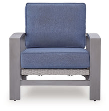 Load image into Gallery viewer, Half Moon Beach - Spring Lounge Chair - Blue / Gray