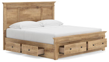 Load image into Gallery viewer, Makidern - Panel Storage Bed With Under Bed Storage Unit And Storage Footboard