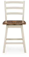 Load image into Gallery viewer, Brinfern - Swivel Stool (Set of 2) - Brown / Antique White