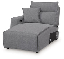 Load image into Gallery viewer, Modmax II - 8-Piece Power Reclining Sectional With LAF Press Back Power Chaise And Console - Salt And Pepper
