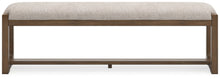Load image into Gallery viewer, Cabalynn - Large Uph Dining Room Bench - Oatmeal / Light Brown