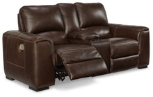 Load image into Gallery viewer, Alessandro - PWR REC Loveseat/Con/Adj HDRST - Walnut