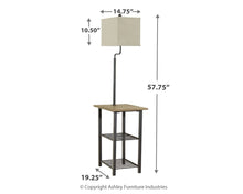 Load image into Gallery viewer, Shianne - Metal Tray Lamp - Black