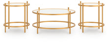 Load image into Gallery viewer, Pearlox - Occasional Table Set (Set of 3) - Gold